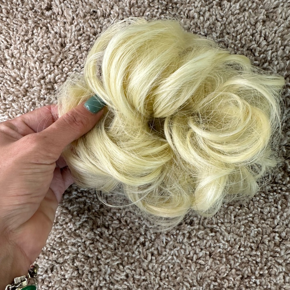 Blonde Hair Scrunchie